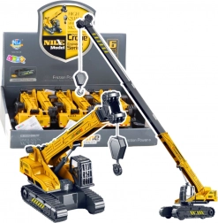 Gru cingolata con braccio estendibile e cabina girevole 360°