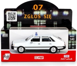 Auto della polizia polacca POLONEZ 07 zgłoś się 1:43 modello in metallo