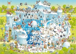 HEYE Puzzle Crazy ZOO: Polar Exhibition 1000 Pieces