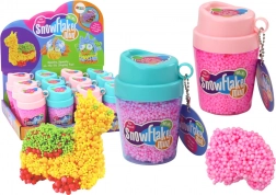 Lyserøde skumkugler Squishy i bæger