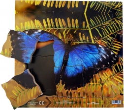 Butterfly and its Life Cycle - Wooden Layered Puzzle 19 Pieces