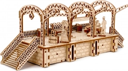 Drvene 3D puzzle željeznička stanica WOODEN CITY, 175 dijelova