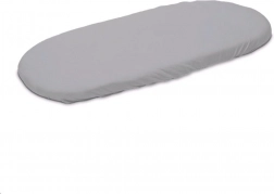 Lenzuolino in jersey per passeggino grigio 35 × 75 cm