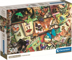 Clementoni puzzle collezione di farfalle 500 pezzi