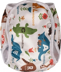 T-TOMI Costumino pannolino White safari, taglie S, M e L S