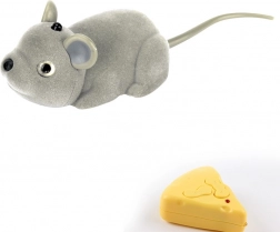 Remote-controlled mouse with infrared cheese-shaped controller