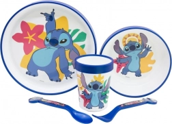 Children's Dining Set 5-in-1 with Stitch Design