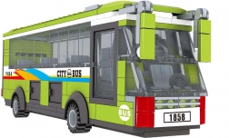 Compatible BLOXO building set bus 244 pieces