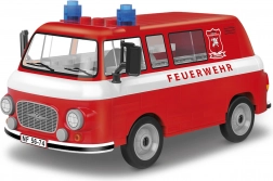 Youngtimer Building Set Barkas B1000 Feuerwehr – fire brigade minibus (151 pieces)