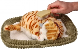 Breathing Plush Cat – Ginger Tabby