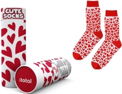 Bawełniane skarpetki z serduszkami