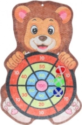Velcro target with lion and balls