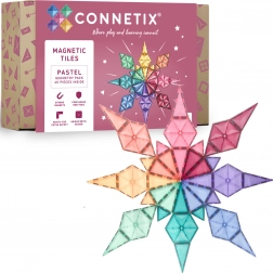 Connetix Pastel Geometry Pack costruzioni magnetiche 40 pezzi