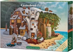 Puzzle Art Collection Božič na Madeiri 2000 koščkov CASTORLAND