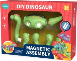 Magnetische opvouwbare Brachiosaurus voor kinderen
