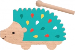 Petit Collage drveni guiro ježek