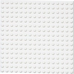 Double-Sided Building Plate 16x16 White