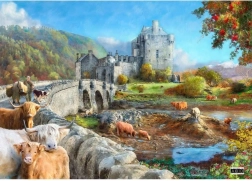 Puzzle Mattina sugli altopiani scozzesi 1000 pezzi