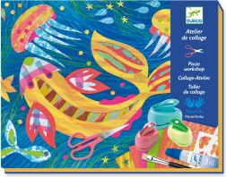 Collage di carta creativi Djeco
