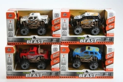 Metal pull-back jeep 9 cm