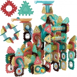 Woopie magnetické stavební bloky 3D – vzdělávací kuličková dráha 228 dílů