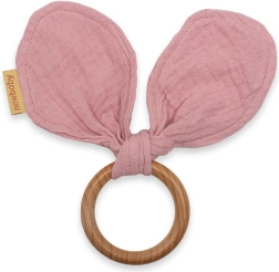 Bidering med musselin New Baby Ears rosa