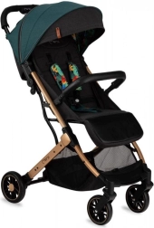 MoMi ESTELLE sports stroller green with gold frame 2022