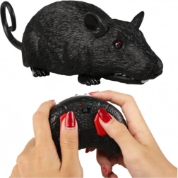 RC remote-controlled rat with LED eyes