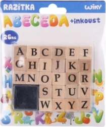 Alphabet Stamps for Kids with Ink