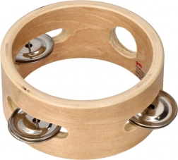Tambourin Goki avec 3 cymbales sans membrane