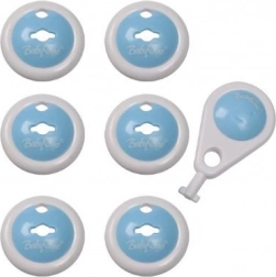 Zásuvkové pojistky BABY ONO, 6 ks, bílé