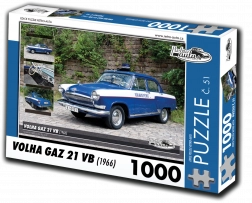 Retro Cars Puzzle Volga GAZ 21 VB 1000 Pieces
