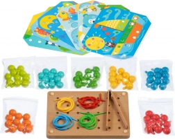 Mosaico in legno con pinzetta e ricamo LUCY & LEO