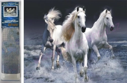 Norimpex Diamond Painting Galloping Greys 30 × 40 cm