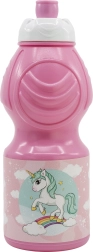 Bouteille d’eau avec motif Licorne 400 ml