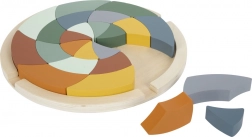 puzzle safari mandala in legno colorato small foot