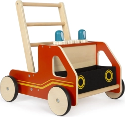 SMALL FOOT Wooden Firefighter Walker