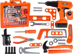 Heimwerker-Set Schraubendreher Batterie Hammer Säge