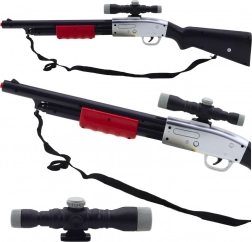 Kids' toy rifle with scope and sounds