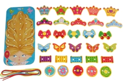 Set di infilatura in legno Principessa LUCY & LEO