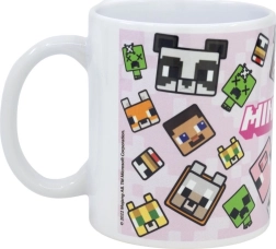 Ceramic Mug 325 ml Minecraft Pink
