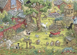 HEYE Puzzle Simon’s Cat: Abenteuer im Garten 1000 Teile