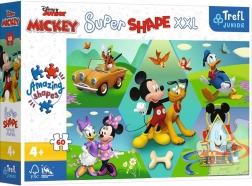 Dječje puzzle 60 dijelova XXL super shape – MICKEY MOUSE