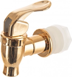 Gouden vervangende kraan voor glazen drankdispenser