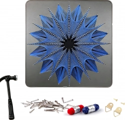 Malen nach Zahlen mit Rahmen 30 × 30 cm für Kinder – Set Leinwand, Farben und Pinsel