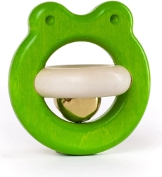 Hochet en bois grenouille BAJO