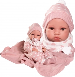 Erika - Poupée Réaliste Bébé avec Corps Entièrement en Vinyle 42 cm