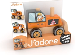 Wooden Construction Vehicle Puzzle
