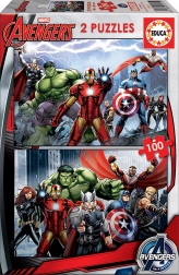 Puzzle EDUCA AVENGERS – Unione 2×100 pezzi