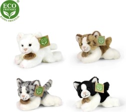 Gatto di peluche 17 cm ecologico